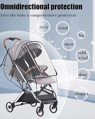 Universal Stroller Raincovers for Twins Baby Stroller Pushchair Waterproof  Buggy Pram Raincoat Wind Dust Rain Covers PVC Double Carrycots Weather  Shield Protector (Tandem Twin Buggy Rain Cover) - Yahoo Shopping