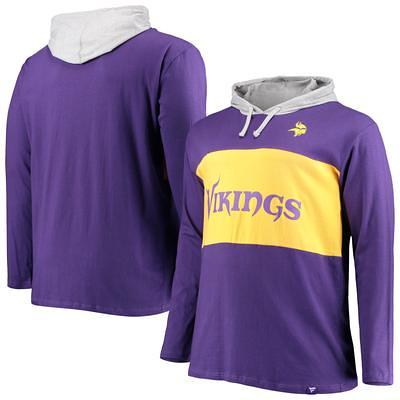 Men's Pro Standard Black Minnesota Vikings Logo Pullover Hoodie