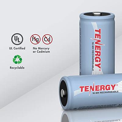 Tenergy Premium CR123A 3V Lithium Battery, [UL Certified] 1600mAh