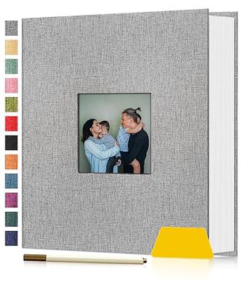 Self Adhesive Page Photo Album with Metallic Pen Magnetic Self