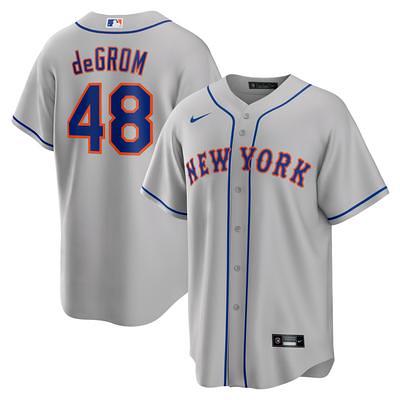 Men's Nike Jacob deGrom Gray New York Mets Road Replica Player