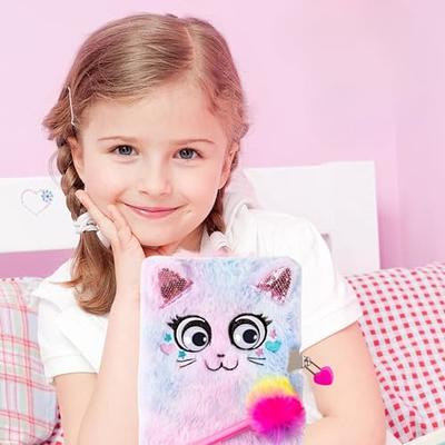 VOTUM Pink Sparkles Cat Secret Diary Set: Girly Stuff, Lock and Key Girl's  Diary, Fuzzy Journal for Girls with Hot Pink Pom Pom Pen, Gifts for Girls  8-10 - Yahoo Shopping