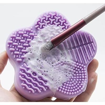 1Pc Silicone Makeup Brush Cleaner Soap Pad Make Up Washing Brush