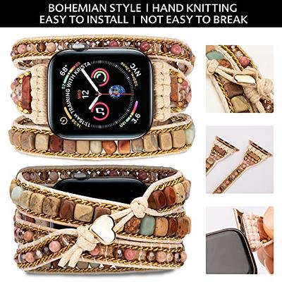 Boho Style Bead Watch Band for Apple Watch Ultra 8 Series 7 6 5 4