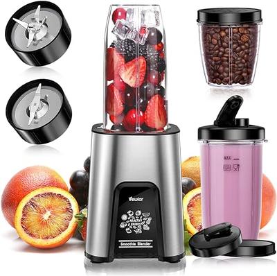 VEWIOR 900W Blender for Shakes and Smoothies, 11 Pieces Personal Blenders  for Kitchen with 6 Fins Blender Blade, Smoothie Blender with 2 * 22 oz  To-Go Cups BPA Free - Yahoo Shopping