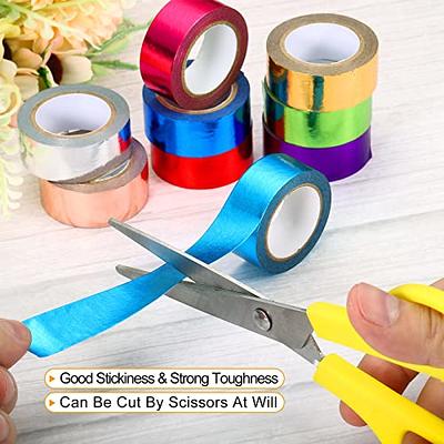 2 Rolls of Metallic Tape for DIY Decorative Metallic Tape Adhesive