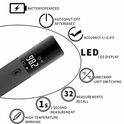 Apex Large Face LCD Fast Read Digital Thermometer for Adults and Children -  Instant Read Thermometer for Fever Detection with Quick 10 Second Read