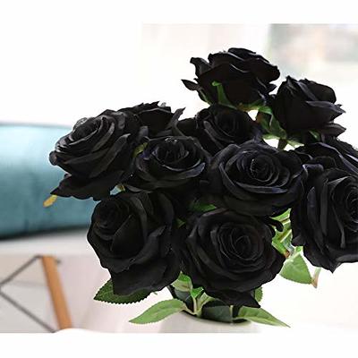 Flowers Artificial Black, Silk Home Decoration