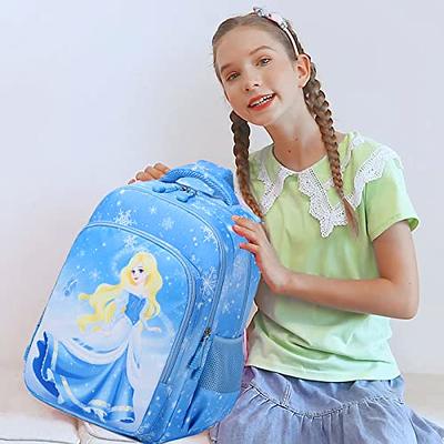 Disney Princess Girls School Backpack Lunch Box Book Bag SET Pink Kids Gift  toy