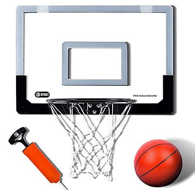 Franklin Sports Mini Basketball Hoop - Premium Gold Chrome Wall Mounted  Backboard Mini Hoop With Rim + Net - Mini Ball Included - Perfect Bedroom