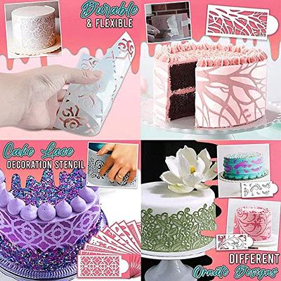 Cake Decorating Stencil Molds Wedding Cake Stencils Cake Templates Spray  Floral Cake Mould Baking Tools Dessert Decorating - Cake Tools - AliExpress
