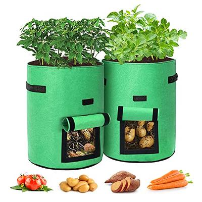 LOYPP 10 Gallon Potato Bags for Growing Potatoes, Potato Grow Bags