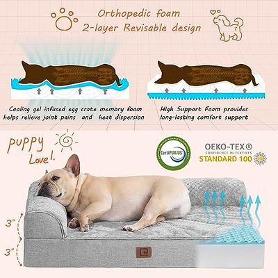 EHEYCIGA Memory Foam Orthopedic Dog Beds Large Sized Dog with
