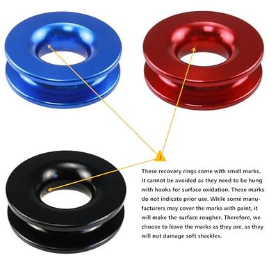 Ucreative Winch Snatch Recovery Ring 66,000 lbs for Soft Shackle