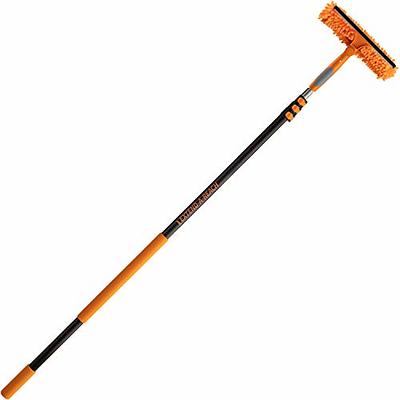 36 Foot Exterior House Cleaning Brush Set with 7-30 Ft Extension Pole //  Vinyl S