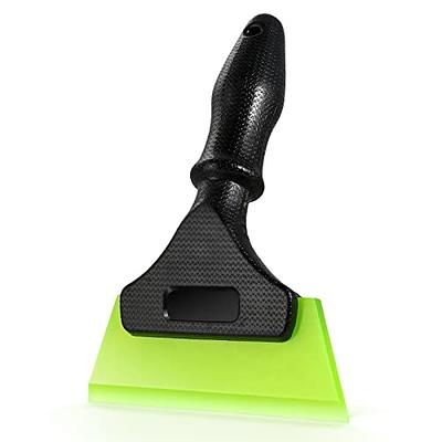 Heavy Duty Car Windshield Squeegee Rubber Shower Squeegee Water Blade Ice  Scraper Rubber Squeegee Glass Wiper with Non-Slip Handle for Bathroom