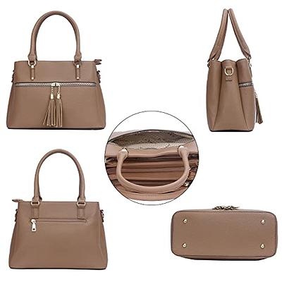 Cnoles Women Tote Bag Leather Handbag Purses And Handbags For Women Ladies  Top Handle Large Soft Shoulder Satchel Hobo Bags