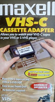 Gigaware VHS-C Videocassette Adaptor