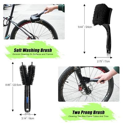 Bike Chain Cleaner Bicycle Motorcycle Chain Cleaning Brush Dual Heads  Cycling Cleaning Kit Chain Cleaner Scrubber Tool