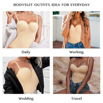 DRESS OUTFITS idea, elevate your everyday with FeelinGirl Bodysuit #f