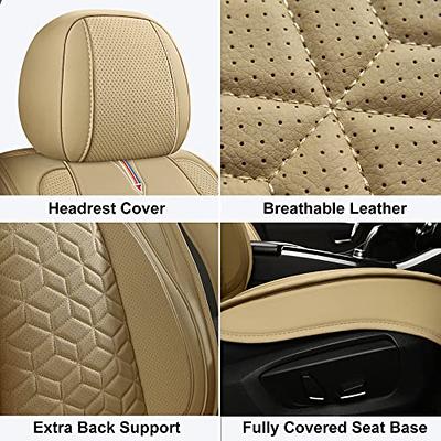 TAPHA Executive Leatherette Car Seat Cover & Cushion Set