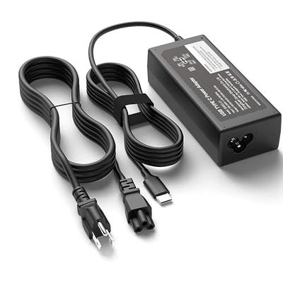 65W 45W USB C Chargeur pour Dell Chromebook 3300 3380 3400 3500 5190 5300  5400 7200 7300 Latitude 5420 5320 7410 7310 2-en-1 P28T P29T Cordon  Alimentation pour Ordinateur Portable Type C Replacement : :  Informatique