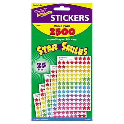 TREND superShapes Sticker Pack Gold Sparkle Stars Pack Of 400