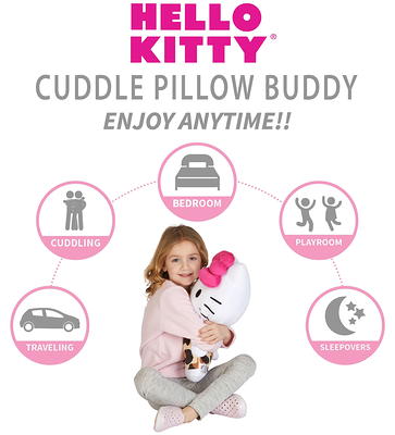 Hello Kitty Kids Bedding Plush Cuddle and Decorative Pillow Buddy 