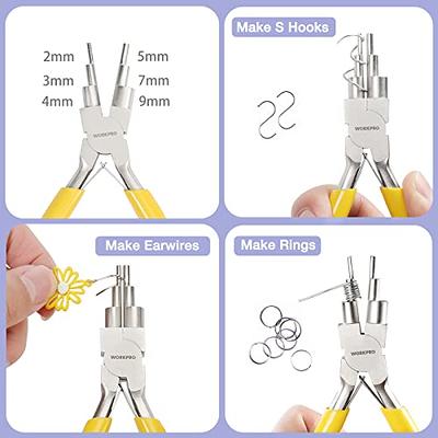 SPEEDWOX 7 Inches Long Reach Needle Nose Pliers with Teeth, Extra Long Nose  Mini Precision Wire Looping Pliers for Jewelry Making, Bending Wire and