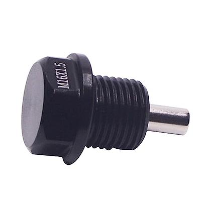  M16 x 1.5 Magnetic Oil Drain Plug, Stainless Steel Oil Pan  Drain Plug, with Copper Oil Drain Plug Gasket, Oil Pan Drain Plug for Oil  Change, Automotive Replacement Engine Oil Drain