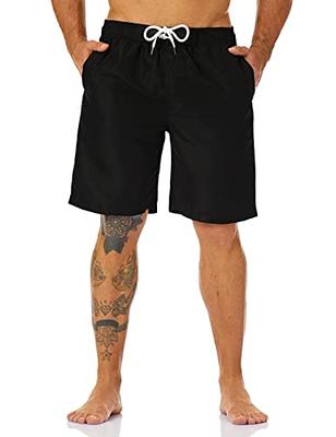 HODOSPORTS Big and Tall Men's Athletic Running Shorts Zip Pockets