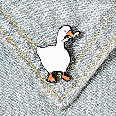  Enamel Backpack Pins, 5pcs Funny Duck Pins for Jeans