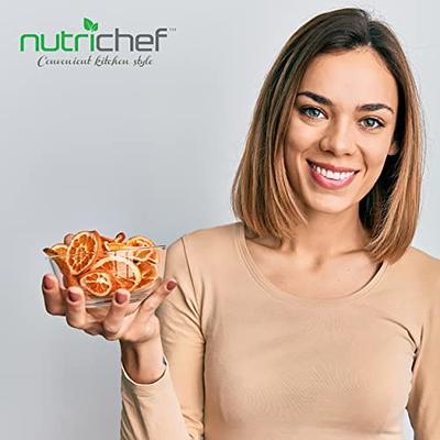 NutriChef Electric Countertop Food Dehydrator - Professional Multi-Tier  Food Preserver - Dehydrates Fish, Meats, Mushrooms, Fruits & Vegetables - 5