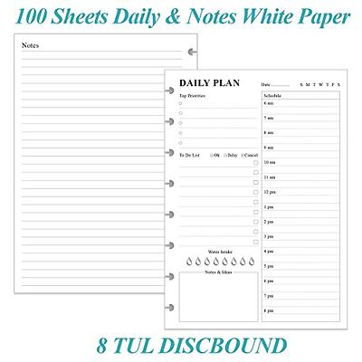 to Do Lists Refill for A5 Planners