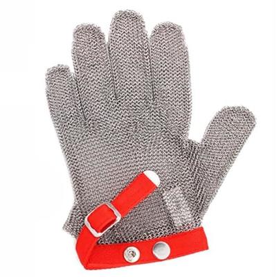 Stainless Steel Cut Resistant Chainmail Gloves for Oyster Shucking