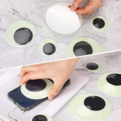 6Pcs Giant Googly Wiggle Eyes, PETKNOWS Glow in The Dark Google Eyes Self  Adhesive for Craft Sticker Large Sticky Eyes Big Sparkle Googly Eyes for  DIY