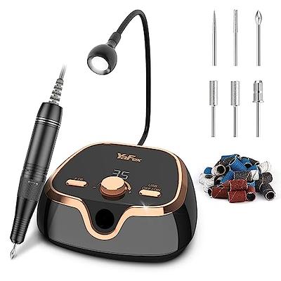 Amazon.com: Portable Nail Drill Kit,35000RPM Electric Nail Drill Machine E  File with Bits and Sanding Bands for Acrylic Gel Nails  Polishing,Professional 4500mAh Rechargeable Nail Drill for Manicure Salon  Home.… : Beauty &