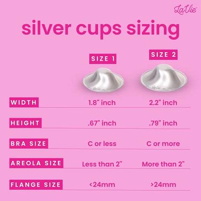 The Lavie Hydrogel Nipple Pads with Silver Nursing Cups for Cooling and  Soothing Protection for Nursing Nipples of New Borns - Yahoo Shopping