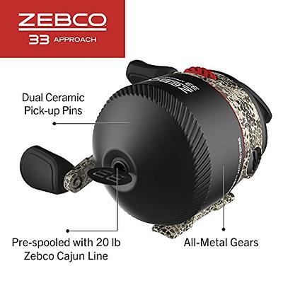  Zebco 33 Camo Spincast Reel and Fishing Rod Combo, 6