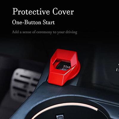 Universal Engine Start/Stop Button Cover, Car Power Control Zinc Alloy  Trim, Push to Start Button Cover Key Protective Cover, One Button Start Button  Cover Fit for Most Car Interior (Red) - Yahoo