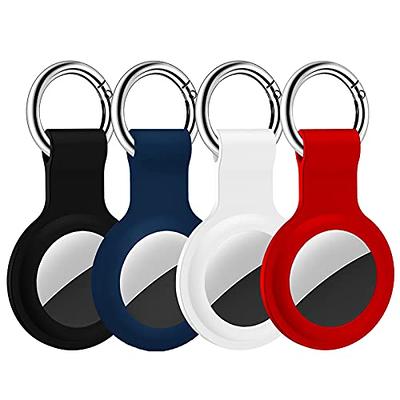 Linsaner Compatible with AirTag Case Keychain Air Tag Holder