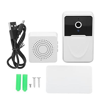 WiFi Smart Video Doorbell Camera Wireless Door Bell 720P HD Wireless Home  Security Doorbell Camera