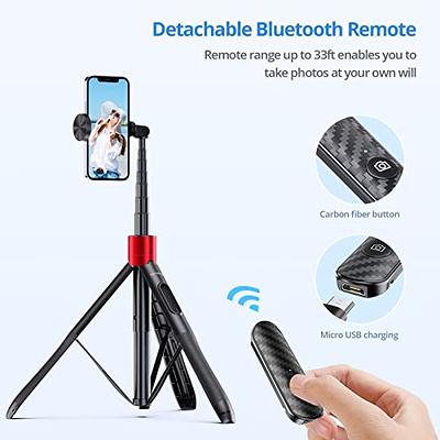 ATUMTEK 60 Selfie Stick Tripod, All in One Extendable Phone Tripod Stand  with Bluetooth Remote 360° Rotation for iPhone and Android Phone Selfies,  Video Recording, Vlogging, Live Streaming, Red - Yahoo Shopping