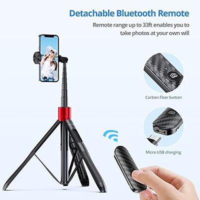 Tripode Selfie Stick Atumtek, + Control Bluetooth, Negro