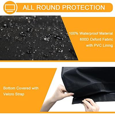 Outdoor TV Cover 30 to 32 Inch Weatherproof, Waterproof Outside TV Covers Heavy  Duty 600D Oxford