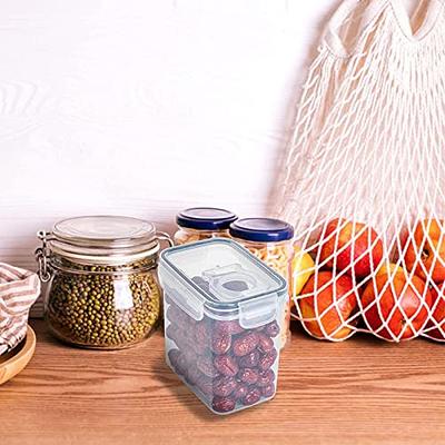 Clear Glass Storage Jars with Lids -Glass Pantry Storage