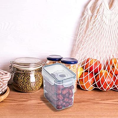 Food Storage Containers with Lids Airtight and 6PCS Removable Individual  BPA-Free Plastic Food Containers for Pantry Organization and Storage