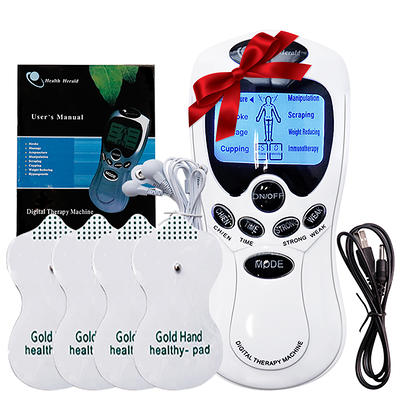 Comfier Tens Unit Muscle Stimulator with 2 Channels, Electric Pulse Back  Massager for Pain Relief Therapy with 24 Modes-CF-8015