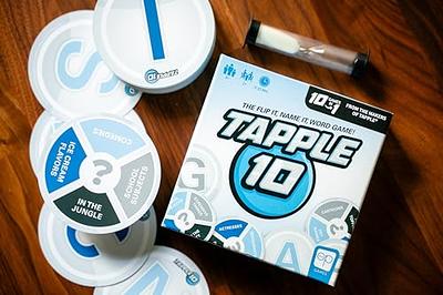 USAopoly Tapple 10, Featuring 10 Different Games in 1, Fast-Paced Fun  Family Card Game in Portable Packaging