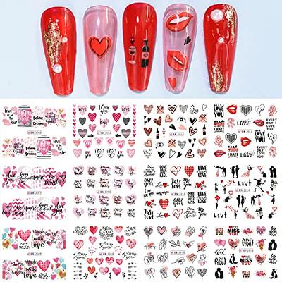 TOMICCA Nail Stickers for Kids - Nail Art Stickers, 12 Sheets Cute Animals  Nail Design Stickers, 3D Self-Adhesive DIY Nail Art Decoration Set for Girls